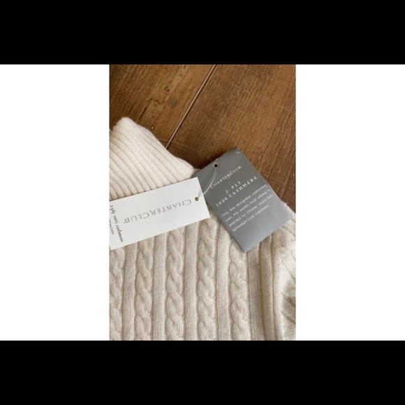 Charter Club 100% *CASHMERE* Sweater ❄️ - Picture 6 of 8